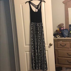 Black and white sundress